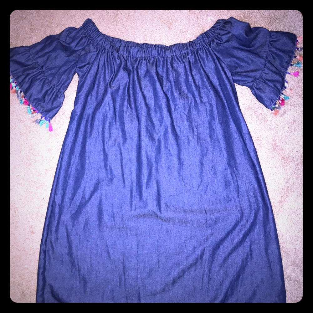 Blue Mexican Style blouse
